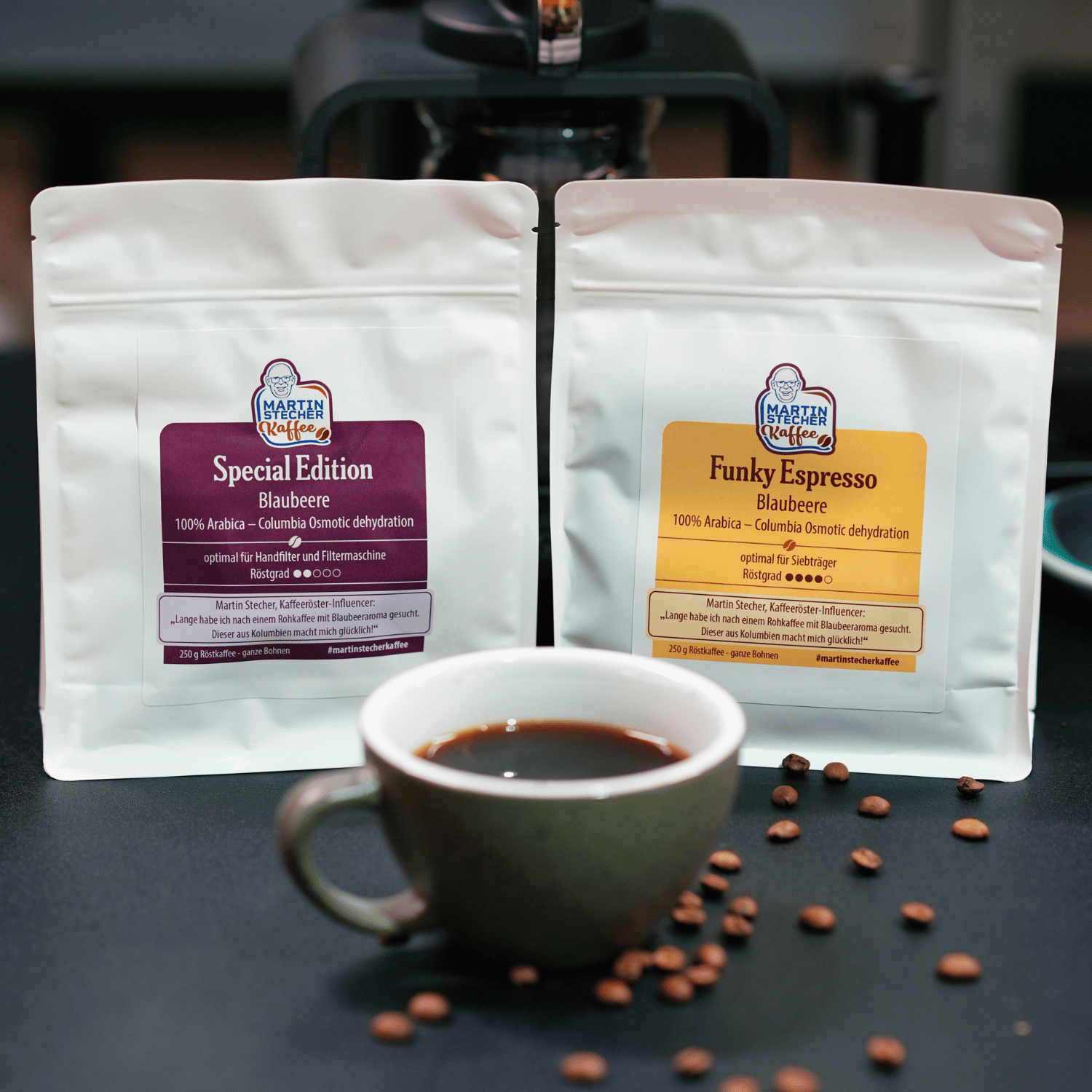 Blaubeer Espresso und Filter Bundle
