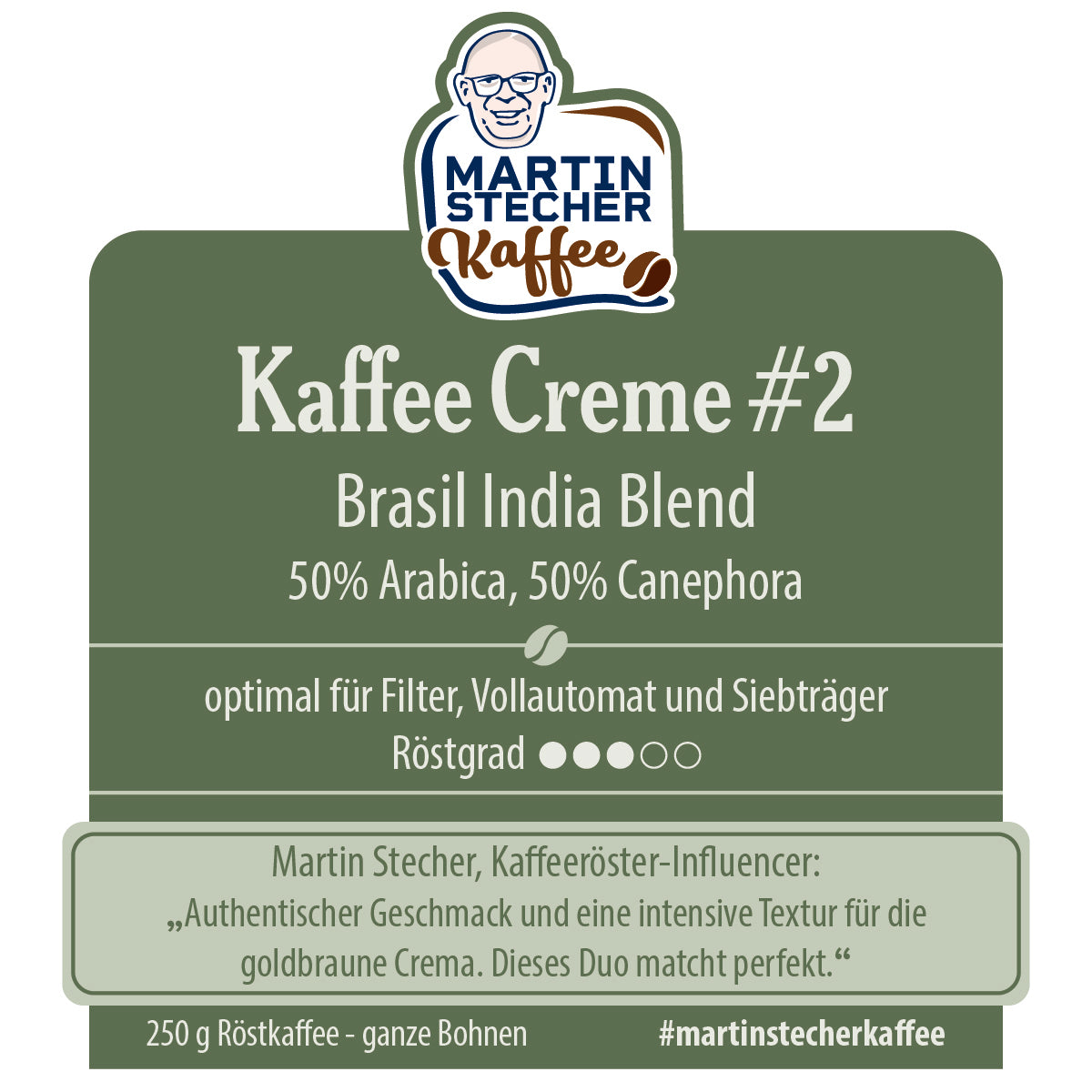 Creme #2: Brazil India Blend
