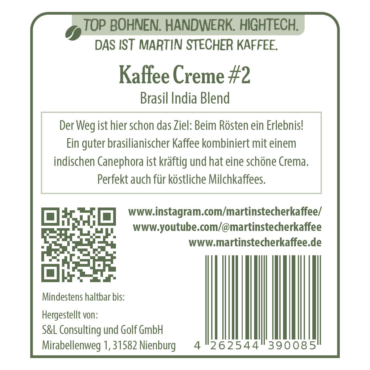 Creme #2: Brazil India Blend